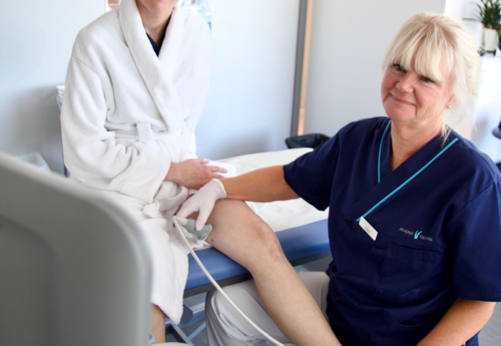 Undersökning Åderbråck Venous Centre
